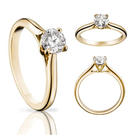 cartier 1895 ring|Cartier 1895 solitaire ring.